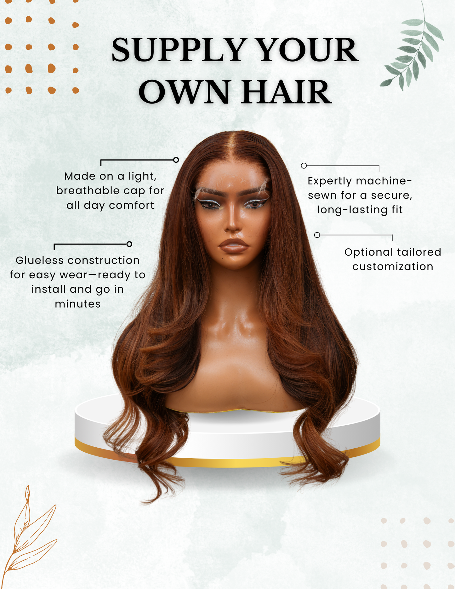 THE SEND-IN SERVICE - GLUELESS CLOSURES